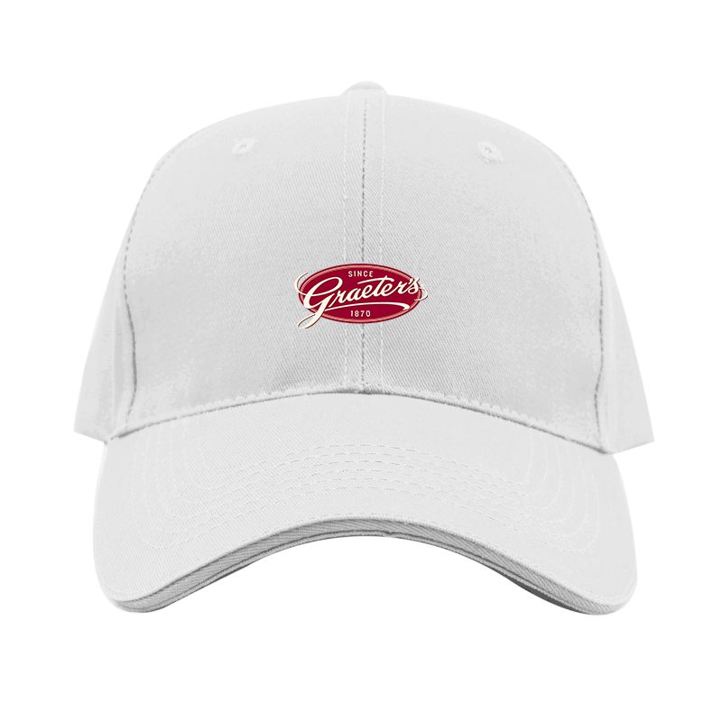 Graeters Logo  Dad Baseball Cap Hat