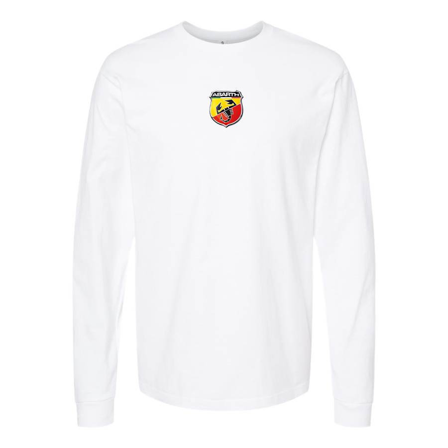 Men's Abarth Logo Cotton Long Sleeve T-Shirt