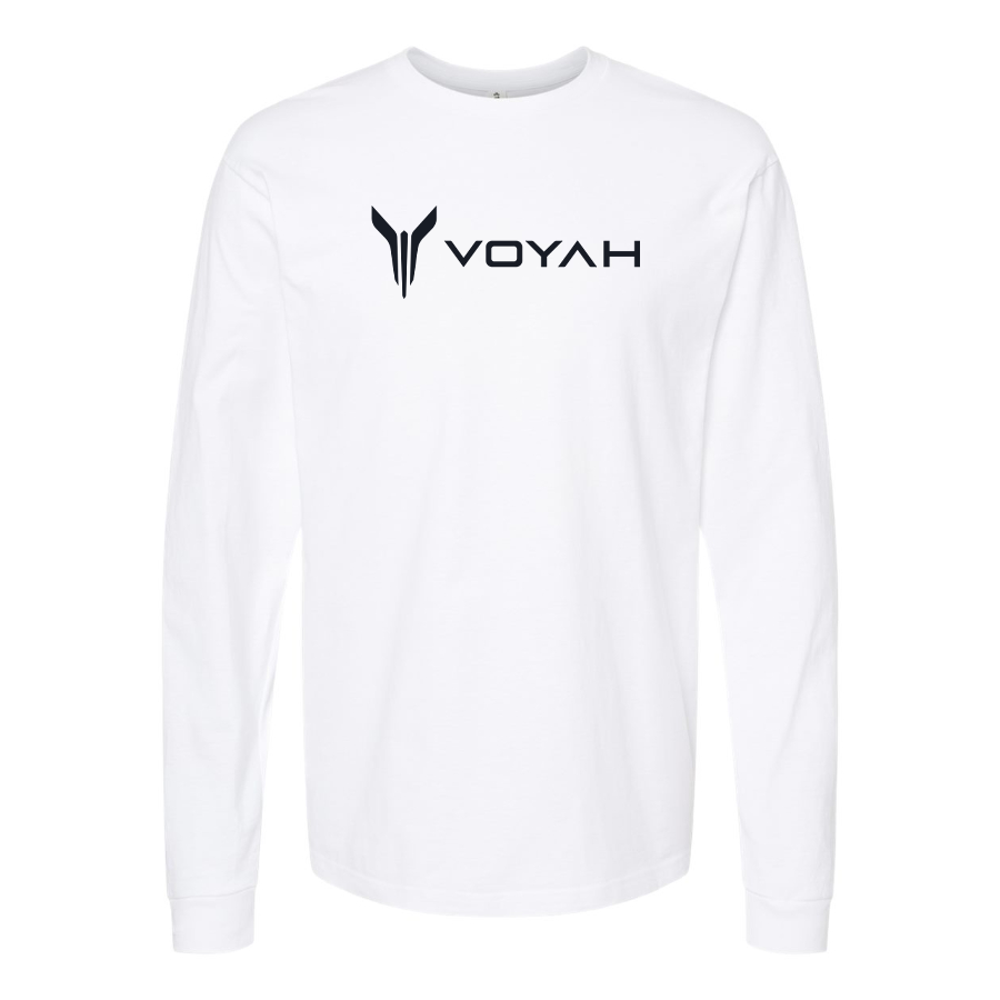Men's Voyah  Logo  Cotton Long Sleeve T-Shirt