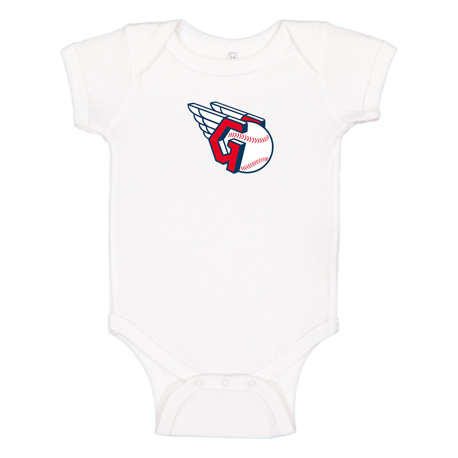 Cleveland Guardians  Logo Baby Onesie Romper