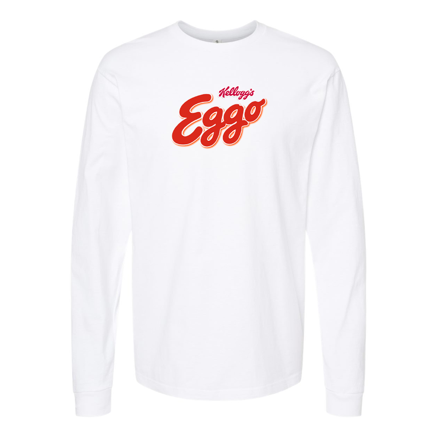 Men's Eggo Logo Cotton Long Sleeve T-Shirt