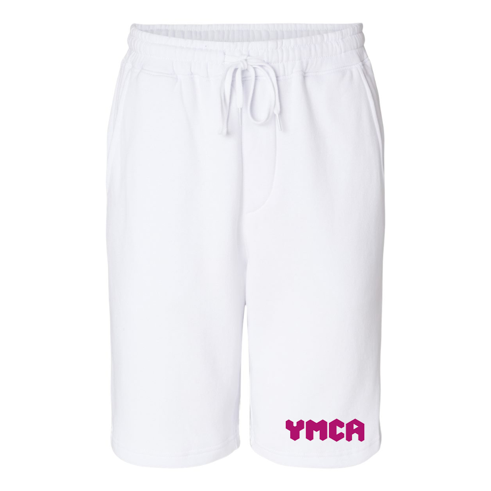 Men's YMCA Mauve Independent Trading Co Midweight Fleece Short
