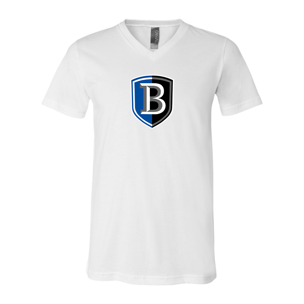 Bentley Falcons BELLA  CANVAS - Jersey V-Neck T-Shirt