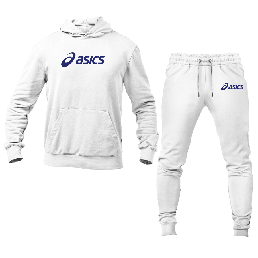 Men's Asics Logo Hoodie Joggers Set