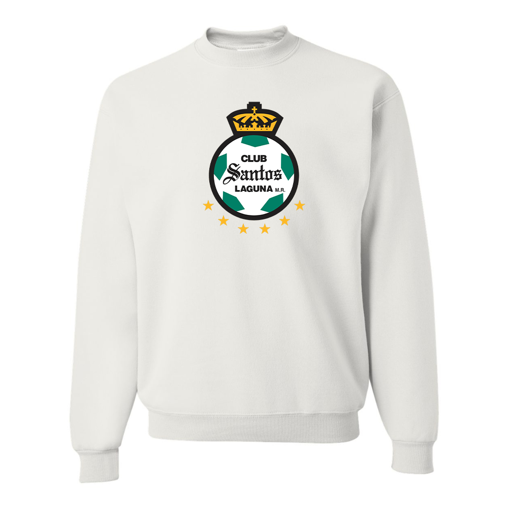 Men's Santos Laguna Soccer  JERZEES NuBlend Crewneck Sweatshirt