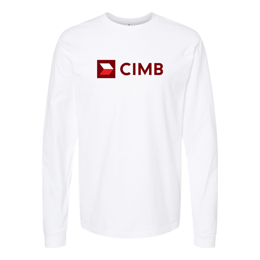 Men's CIMB  Logo Cotton Long Sleeve T-Shirt