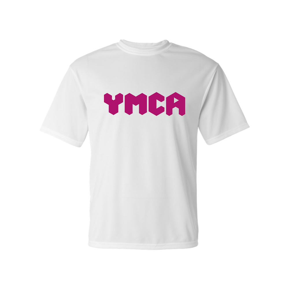 Men's  YMCA Mauve Performance T-Shirt