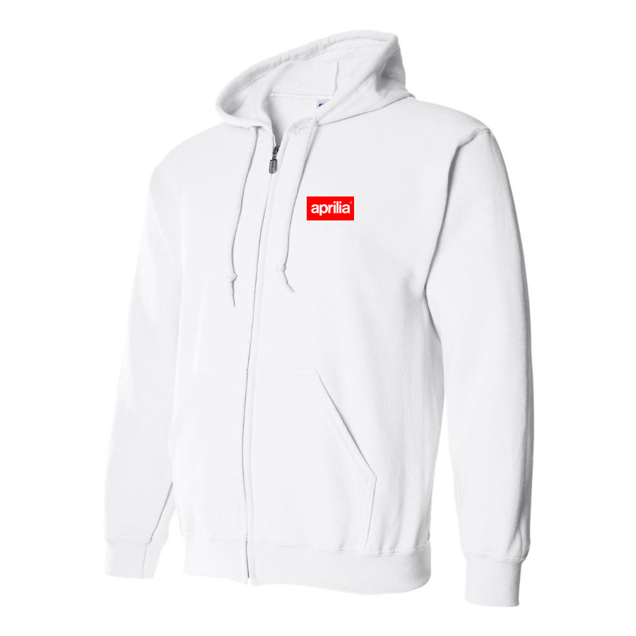 Men's Aprilia Logo  Zipper Hoodie