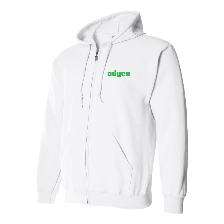 Men's Adyen Logo Zipper Hoodie