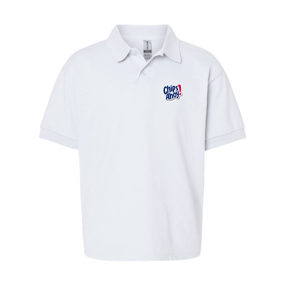 Youth  Chips Ahoy Gildan Dry Blend Jersey Polo