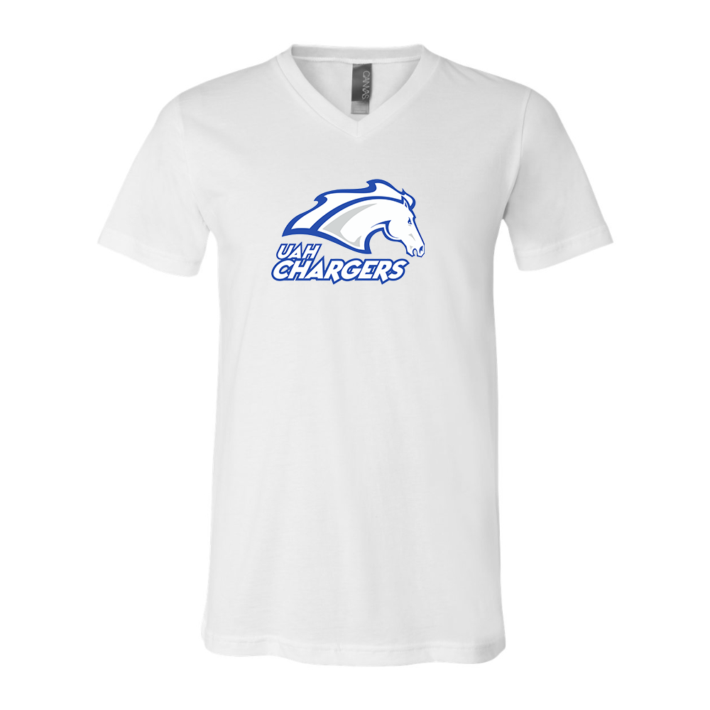 Alabama Huntsville Chargers  BELLA  CANVAS - Jersey V-Neck T-Shirt