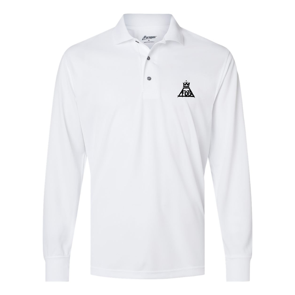 Men's Fall Out Boy  Paragon Prescott Long Sleeve Polo