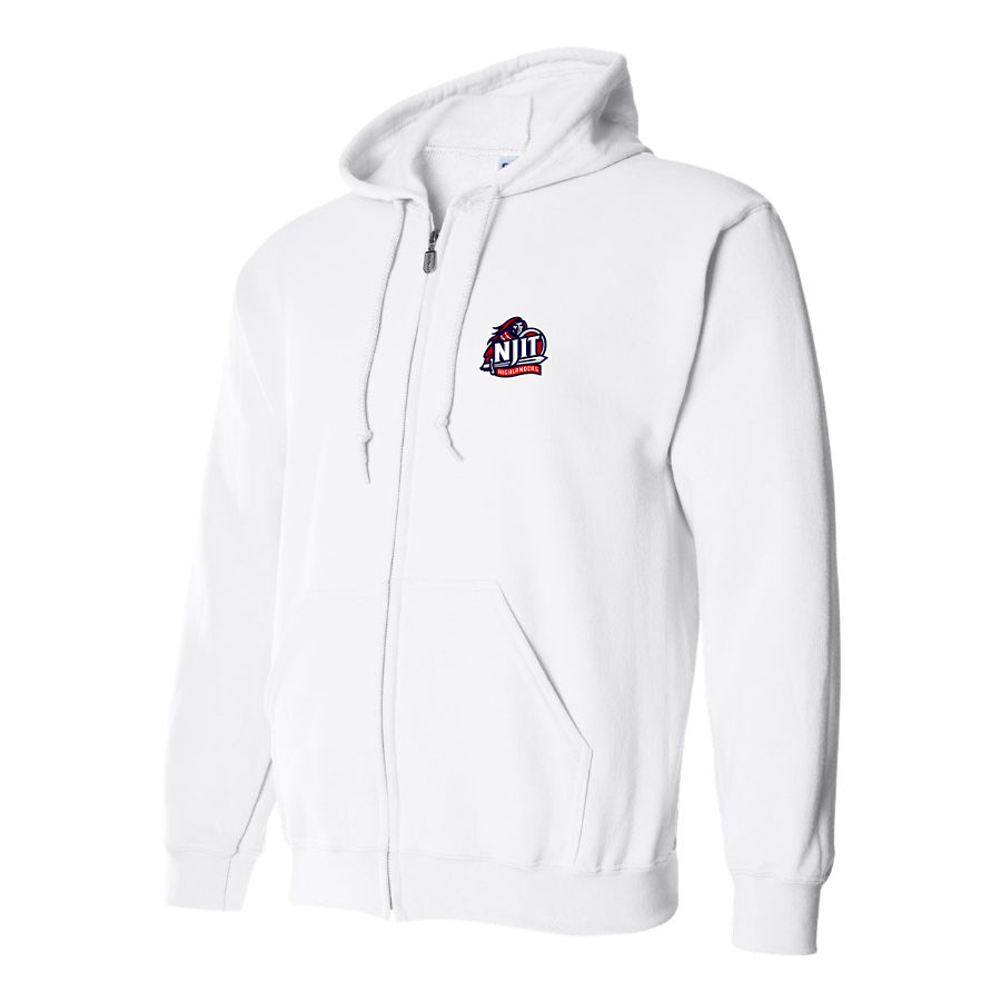 Men's NJIT Highlanders Logo  Zipper Hoodie