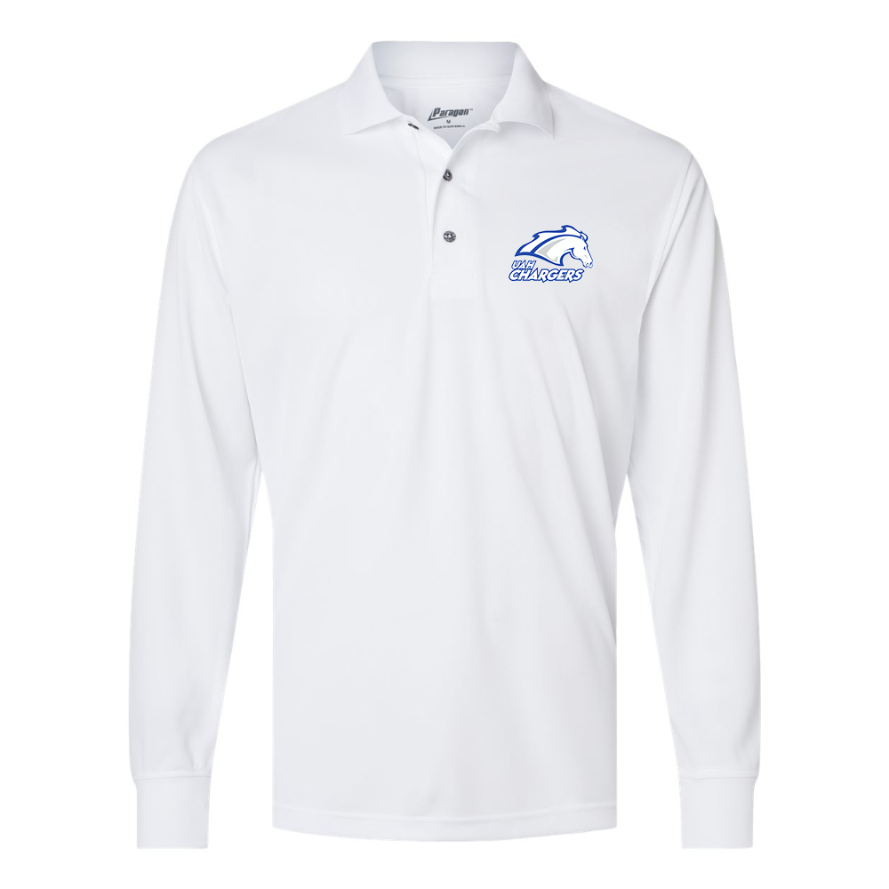 Men's Alabama Huntsville Chargers Paragon Prescott Long Sleeve Polo