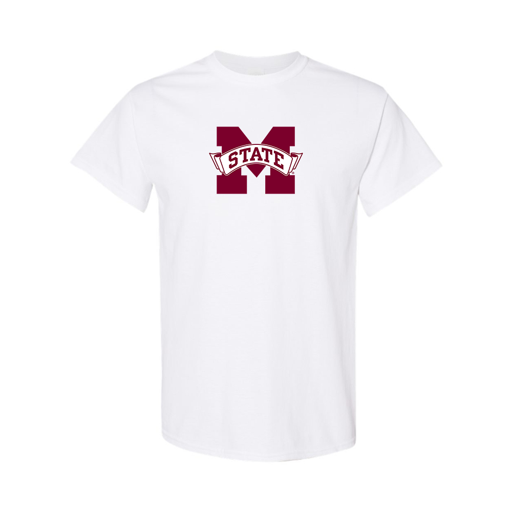 Men's  Mississippi State Bulldogs Logo Cotton T-Shirt