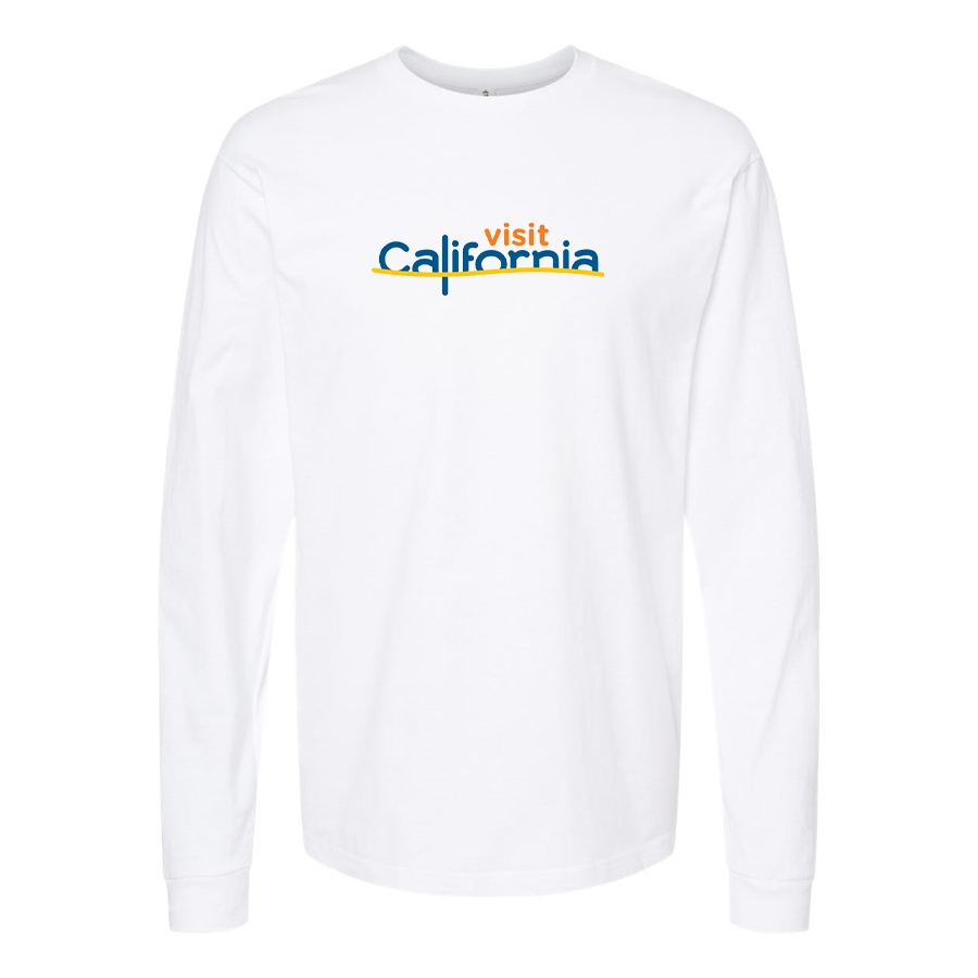 Men's  Visit California Cotton Long Sleeve T-Shirt