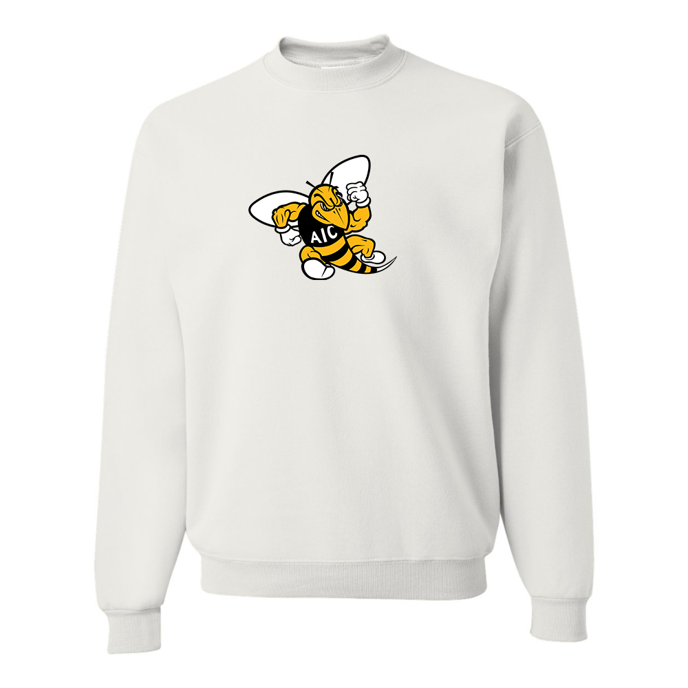 Men's AIC Yellow Jackets  JERZEES NuBlend Crewneck Sweatshirt