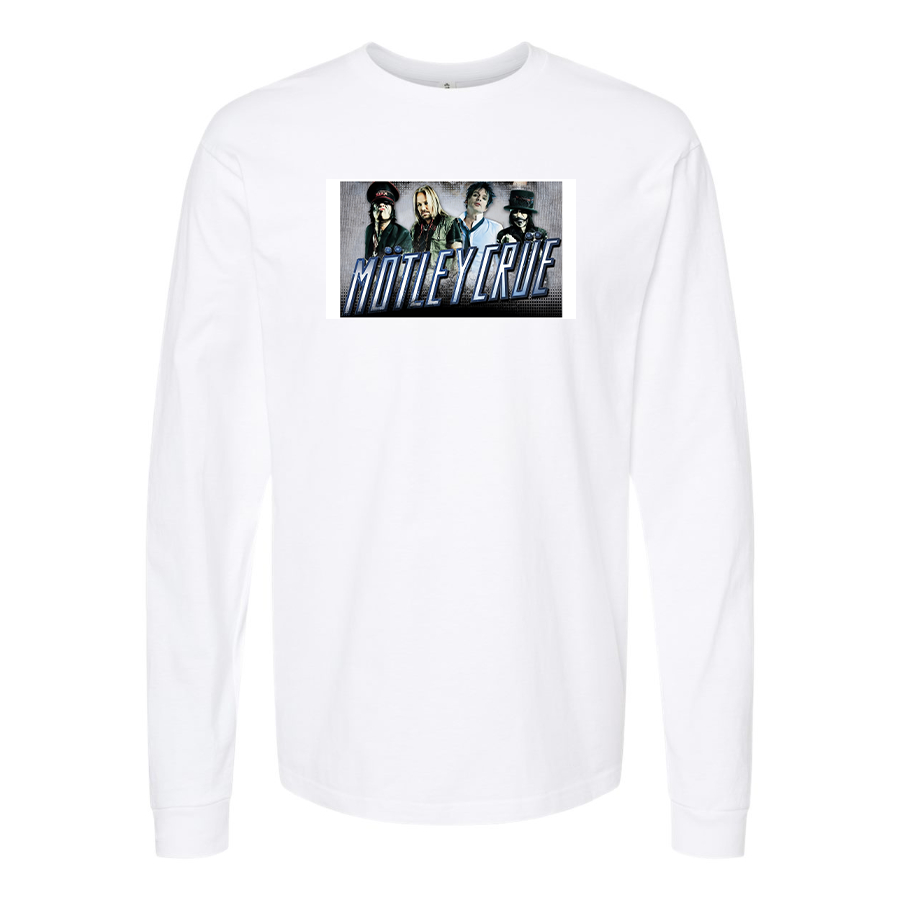 Men's  Motley Crue Logo Cotton Long Sleeve T-Shirt