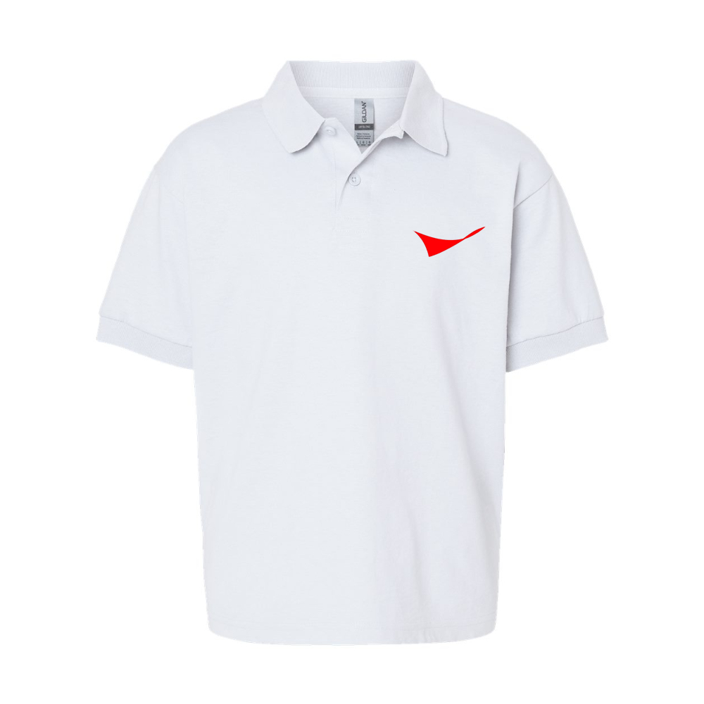 Youth Conoco Phillips Symbol Gildan Dry Blend Jersey Polo