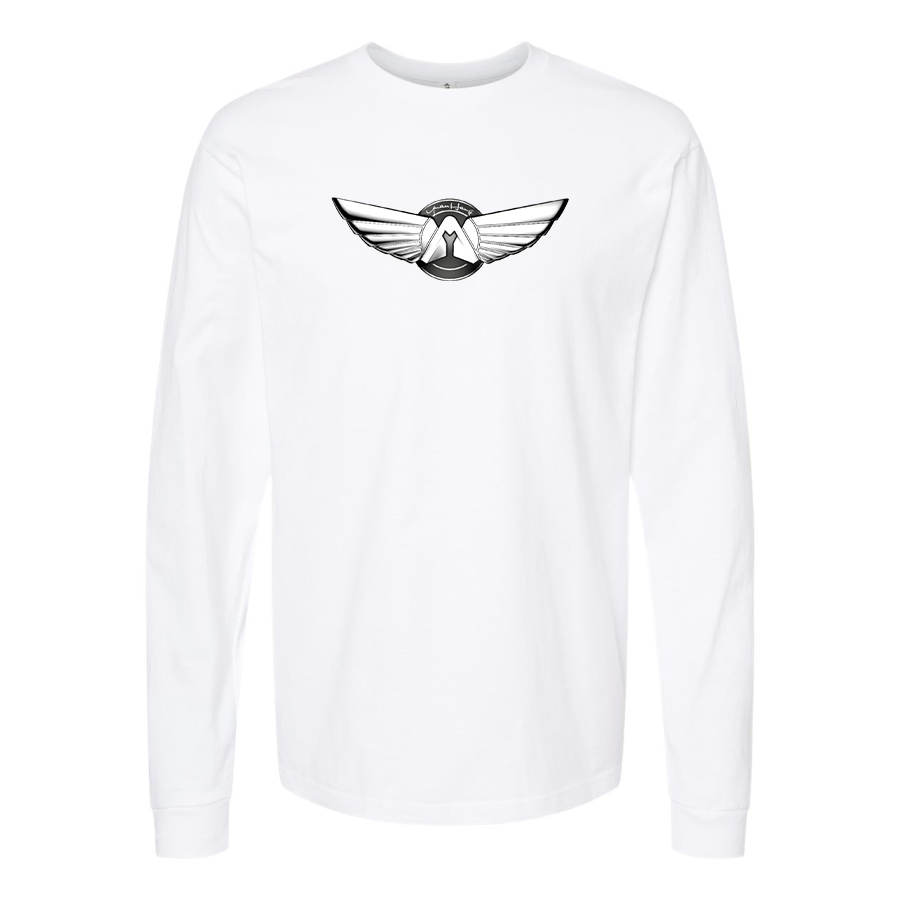 Men's Yuanhang Logo  Cotton Long Sleeve T-Shirt