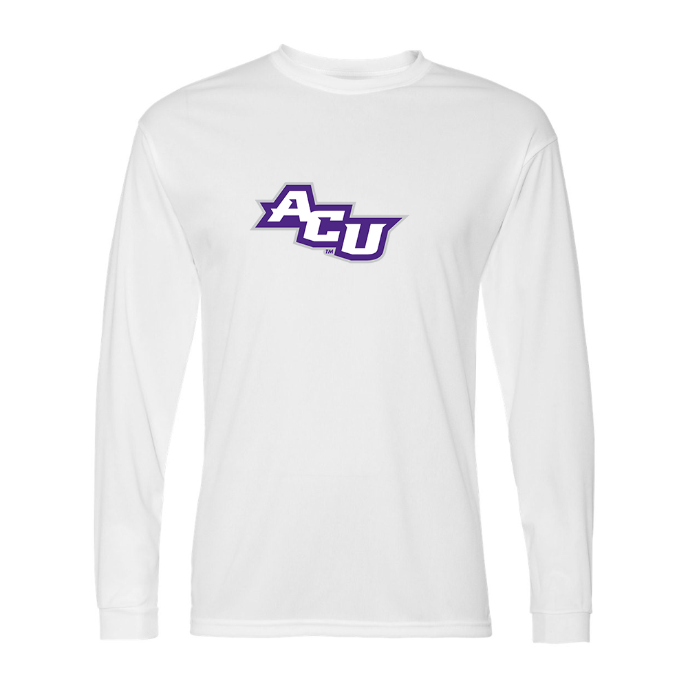 Men's Abilene Christian Wildcats   Performance Long Sleeve T-Shirt