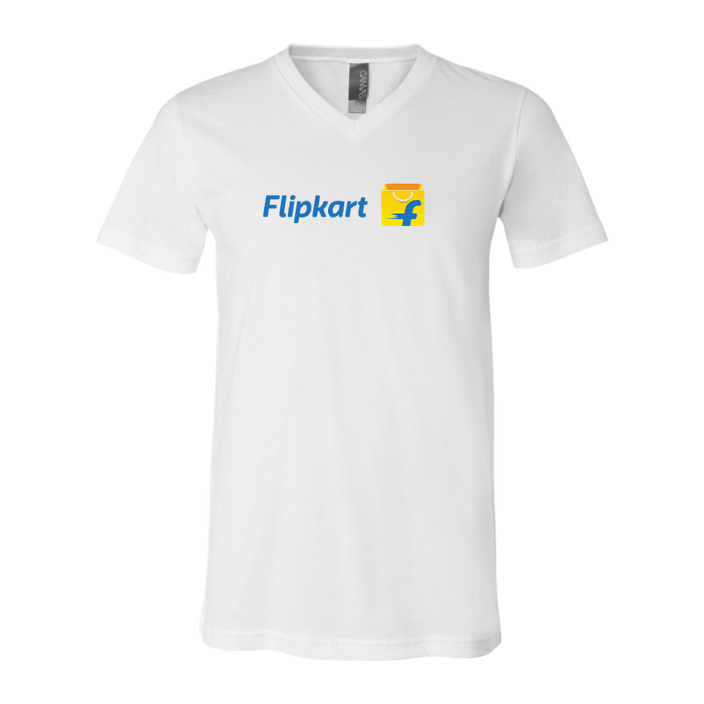 Flipkart BELLA  CANVAS - Jersey V-Neck T-Shirt