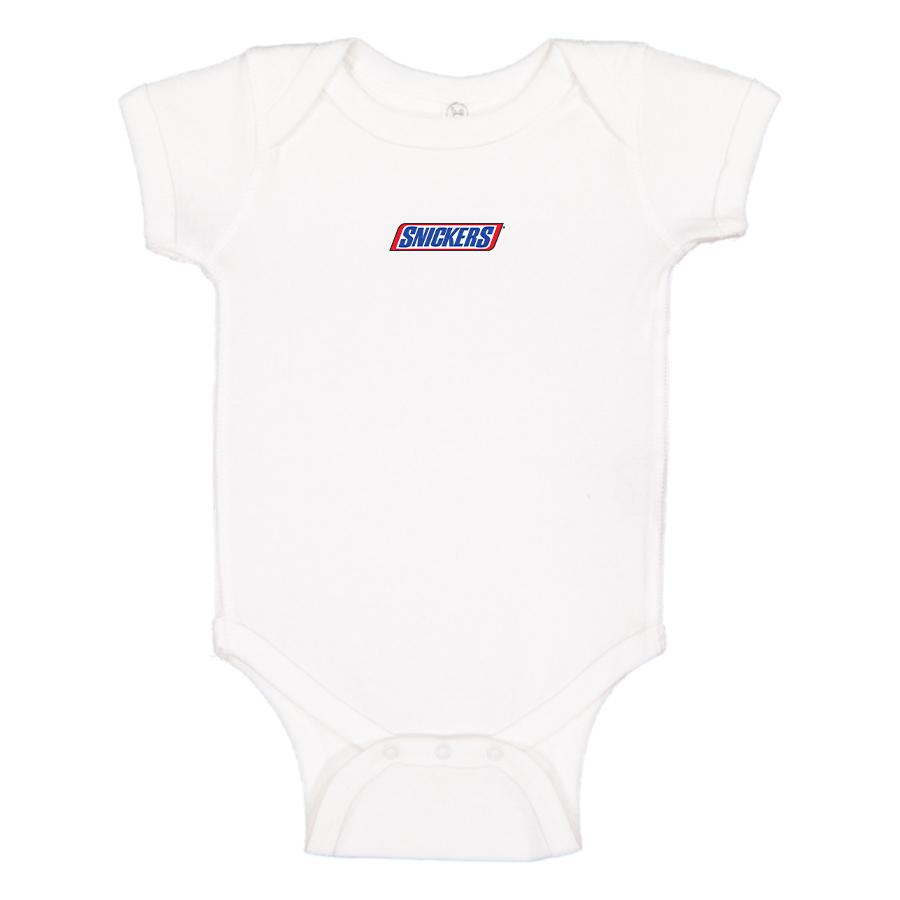 Snickers Logo  Baby Onesie Romper
