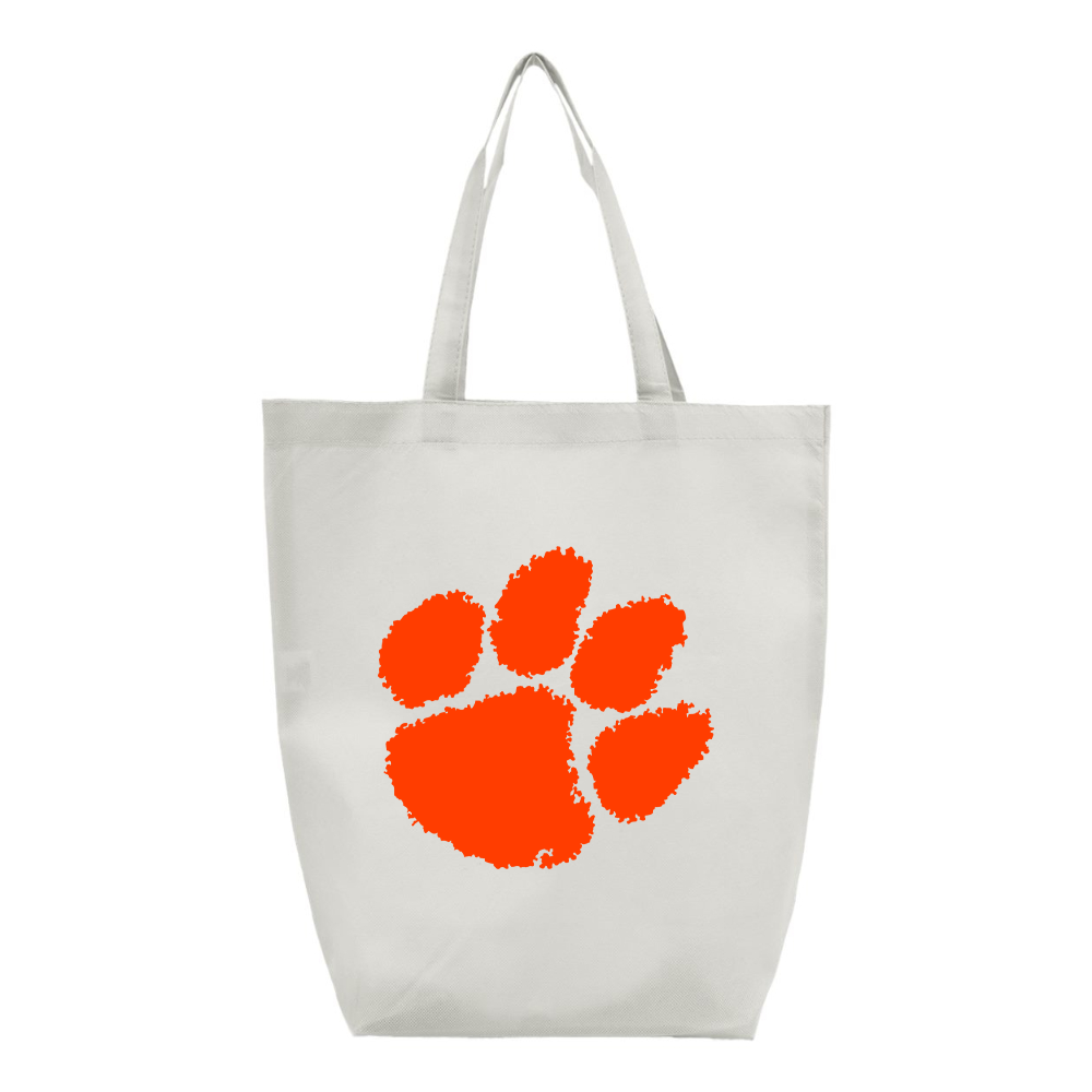 Clemson Tigers Q-Tees Non-Woven Gusset Bottom Tote