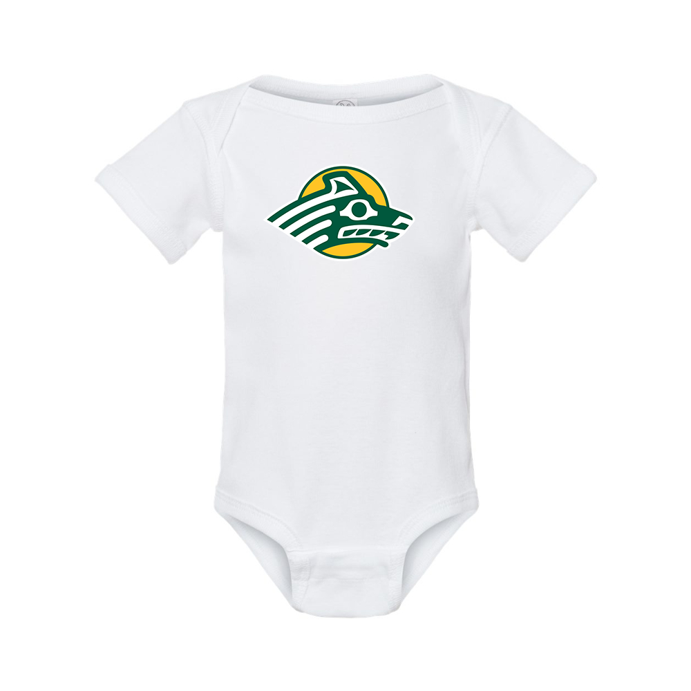 Alaska Anchorage Seawolves  Rabbit Skins Infant Baby Rib Bodysuit