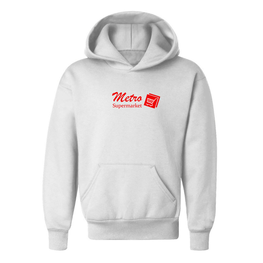 Youth Metro Supermarket Logo  Pullover Hoodie