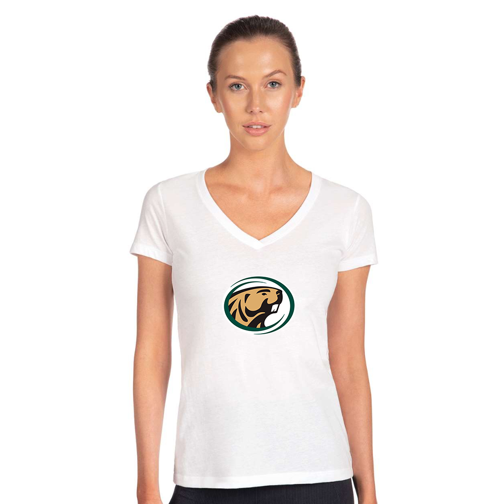 Women's  Bemidji State Beavers Next Level V-Neck T-Shirt