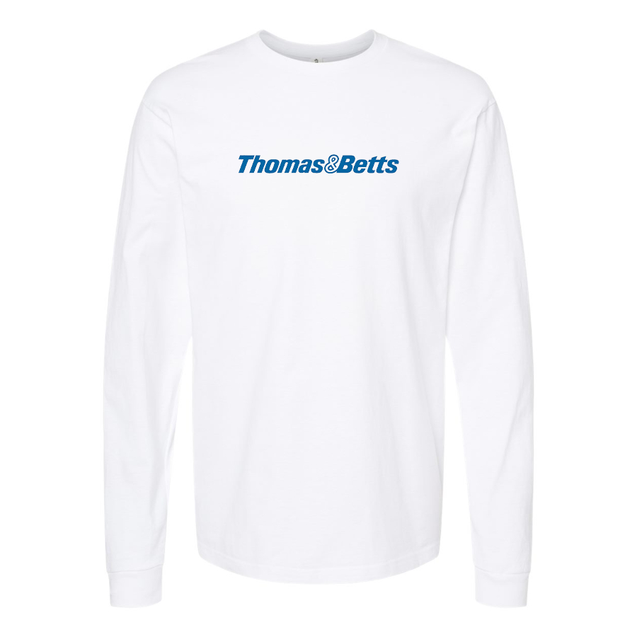 Men's Thomas Logo Cotton Long Sleeve T-Shirt