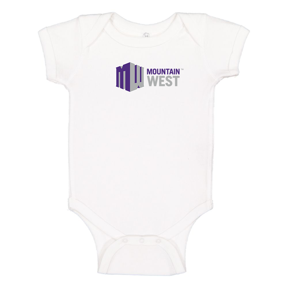 Mountain West Conference Logo Baby Onesie Romper