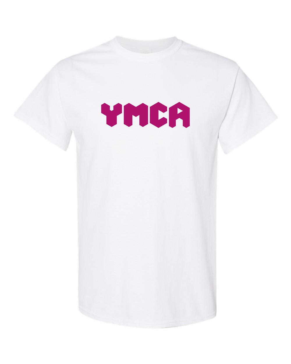 Men's  YMCA Mauve Gildan Heavy Cotton T-Shirt