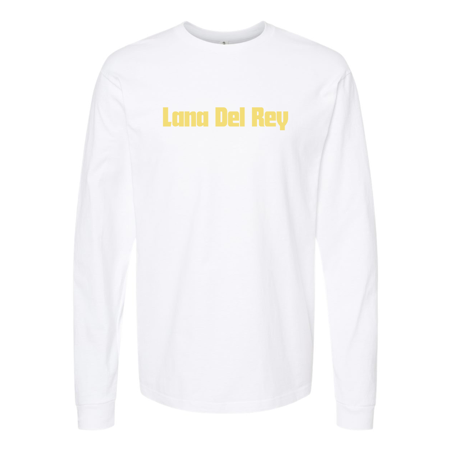 Men's Lana Del Rey Logo Cotton Long Sleeve T-Shirt