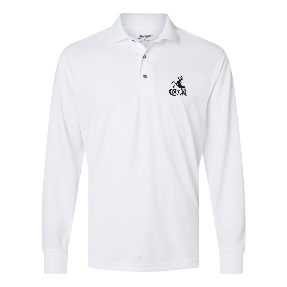 Men's  Colt Horse Paragon Prescott Long Sleeve Polo