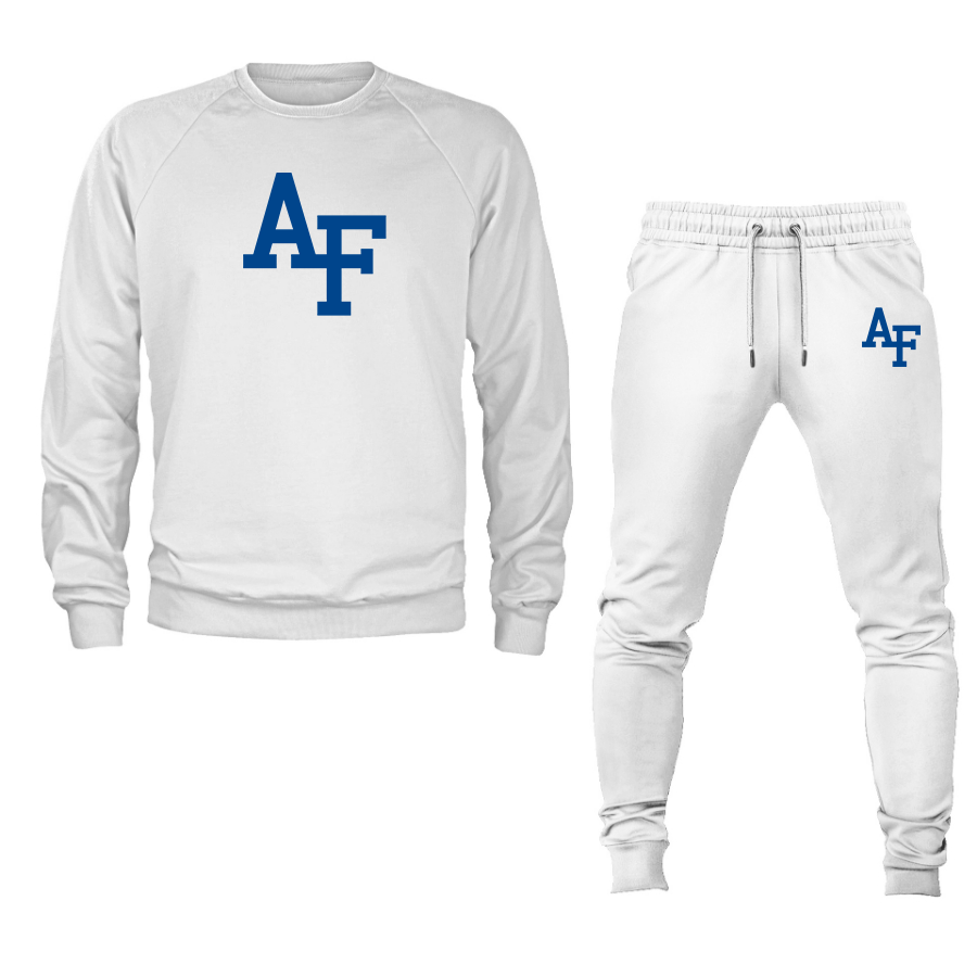 Men's Air Force Falcons  Crewneck Sweatshirt Joggers Suit