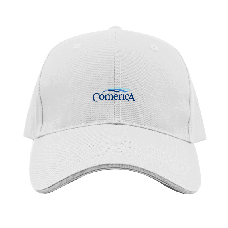 Comerica  Logo  Dad Baseball Cap Hat