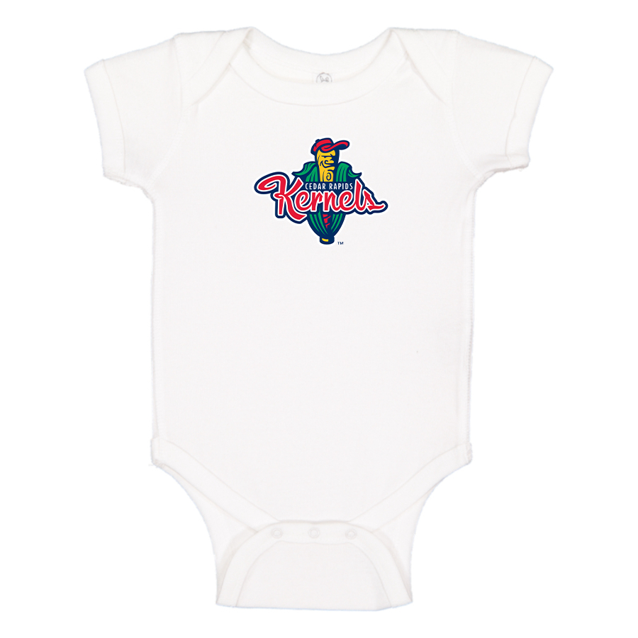 Cedar Rapids Kernels Logo Baby Onesie Romper