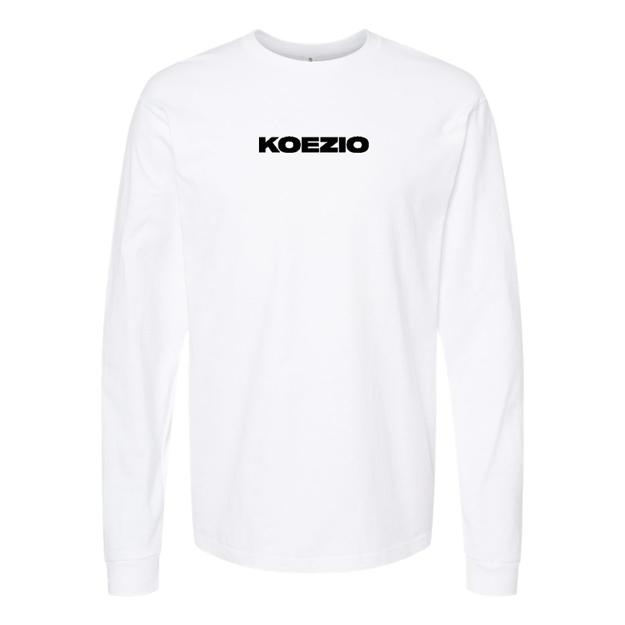 Men's KOEZIO Logo Cotton Long Sleeve T-Shirt