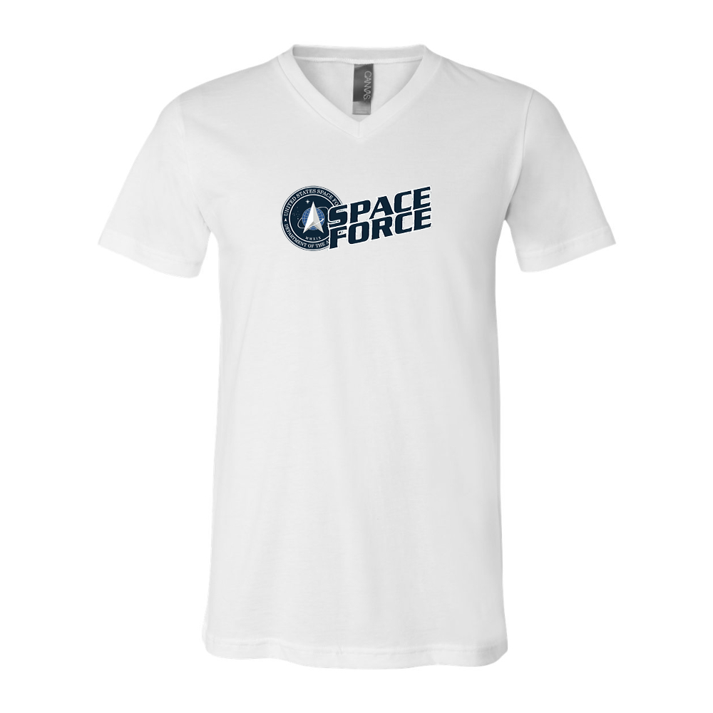 Space Force  BELLA  CANVAS - Jersey V-Neck T-Shirt