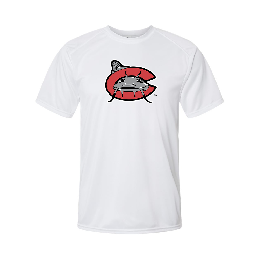 Men's Carolina Mudcats Logo Performance T-Shirt