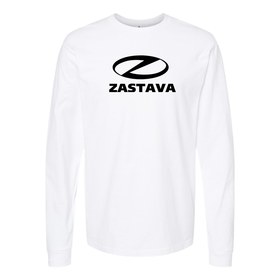 Men's Zastava Logo  Cotton Long Sleeve T-Shirt