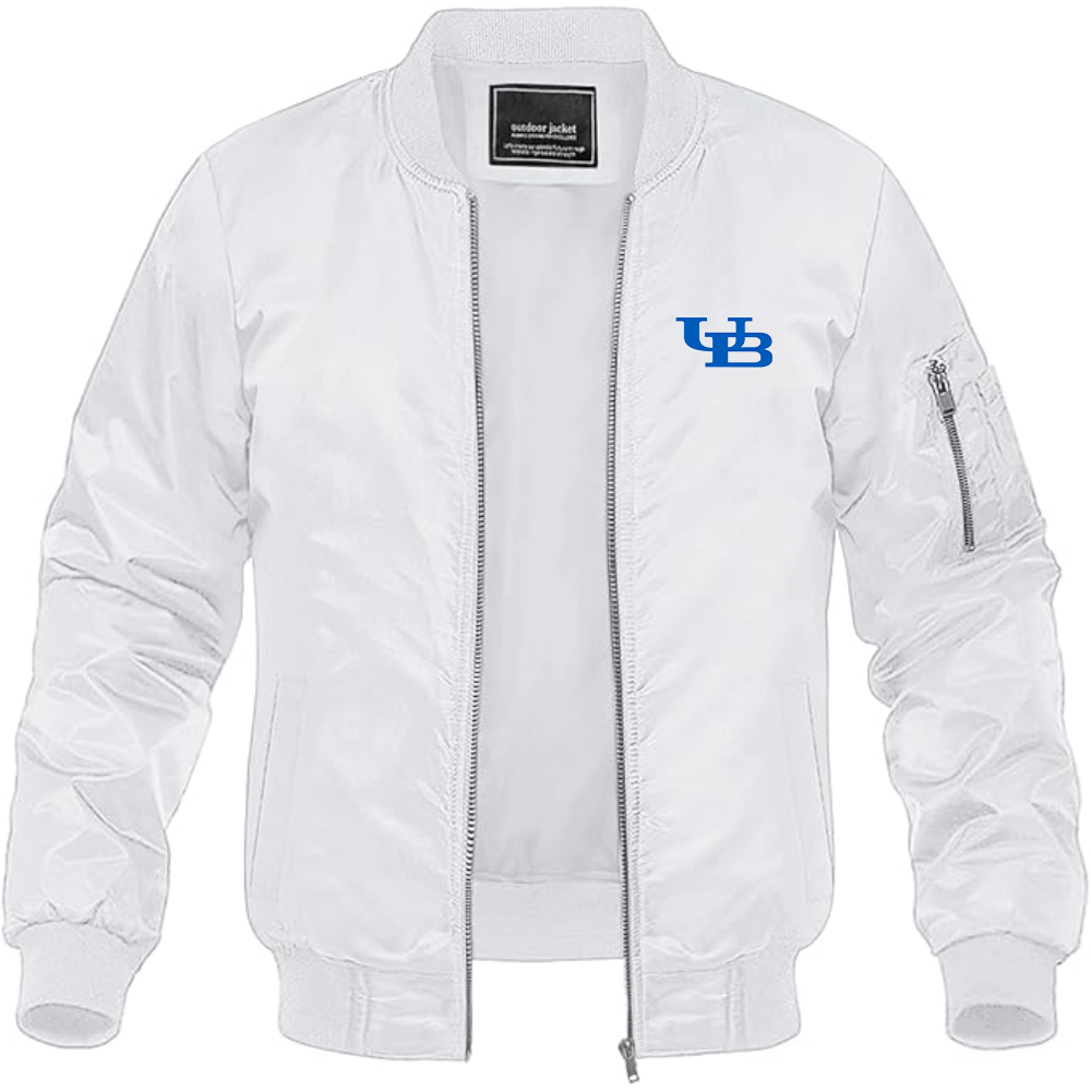 Men's Buffalo Bulls  Lightweight Bomber Jacket Windbreaker Softshell Varsity Jacket Coat