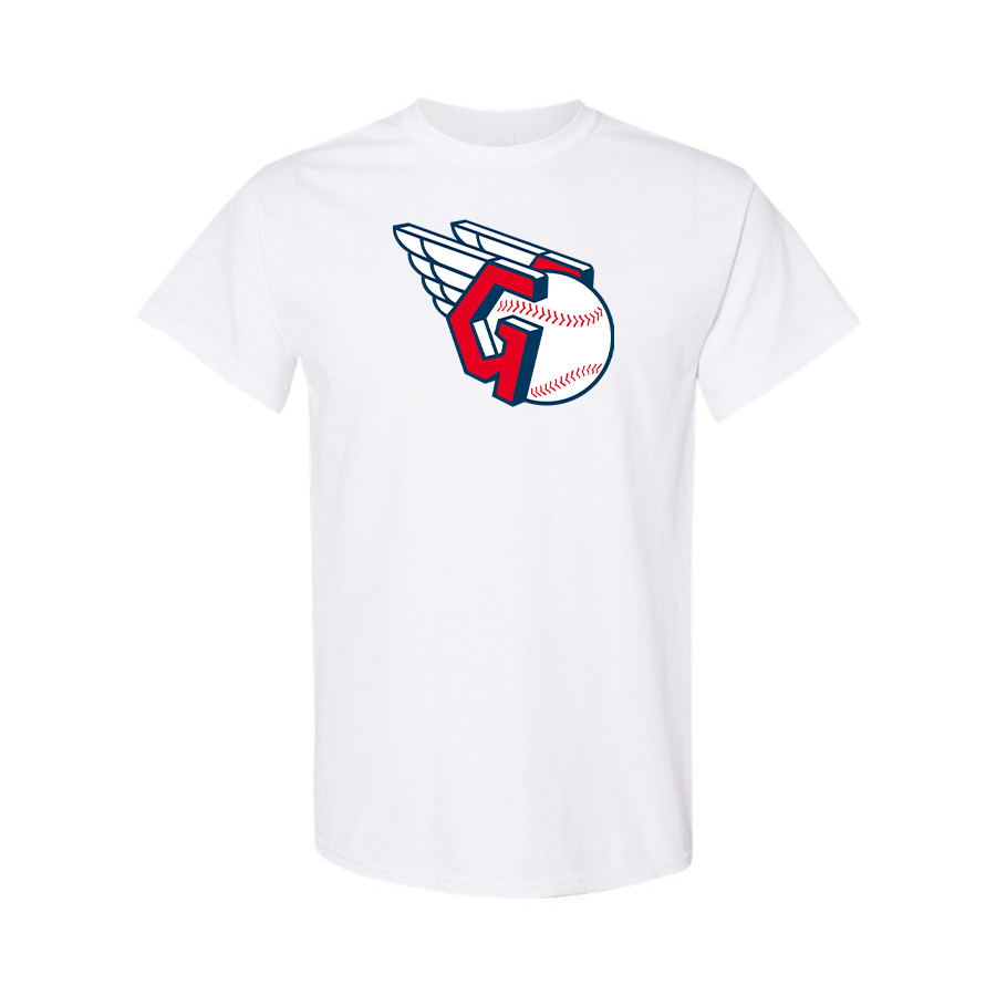Men's Cleveland Guardians   Logo Cotton T-Shirt