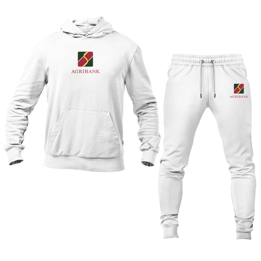 Men's Agribank  Logo Hoodie Joggers Set