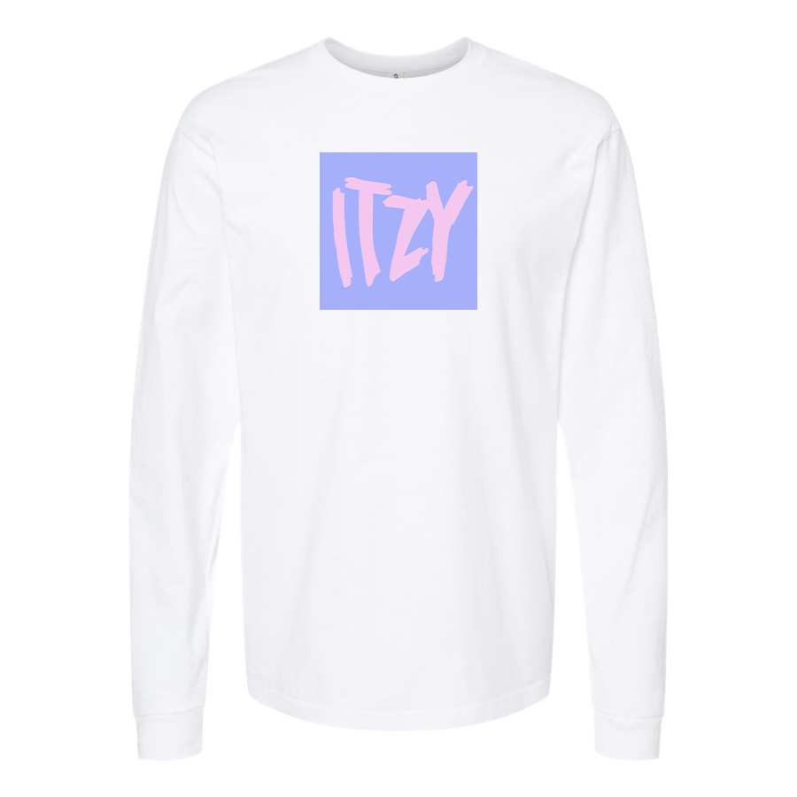 Men's Itzy Logo Cotton Long Sleeve T-Shirt