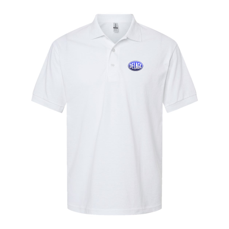 Men's Delage Logo Dry Blend Polo