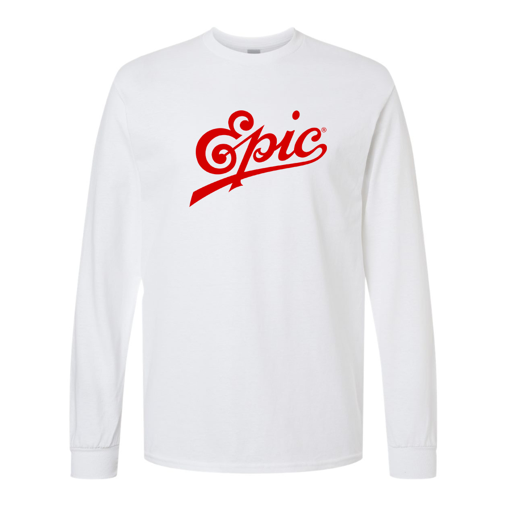 Men's Epic Records  Gildan Heavy Cotton Long Sleeve T-Shirt
