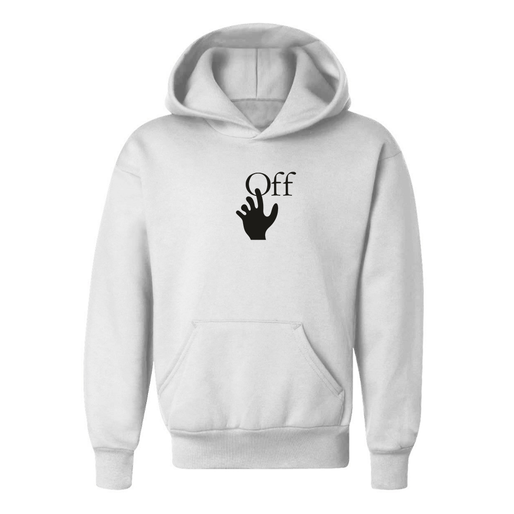 Youth Off-White Hand Logo Pullover Hoodie